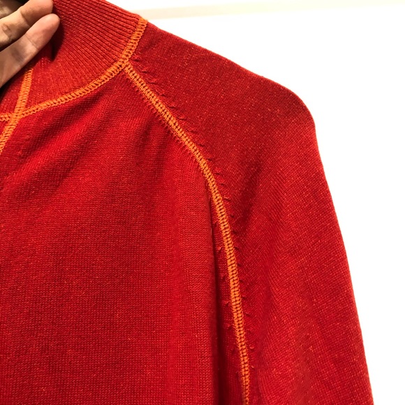 Red man's small cotton cardigan - Picture 5 of 6